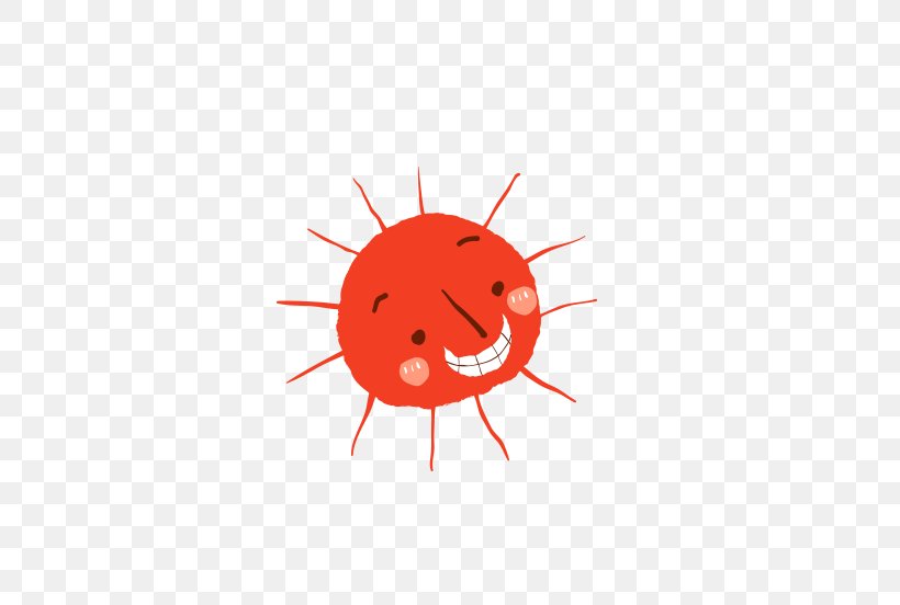 Red Cartoon Sun Decoration Pattern, PNG, 544x552px, Red, Cartoon, Clip Art, Color, Computer Software Download Free