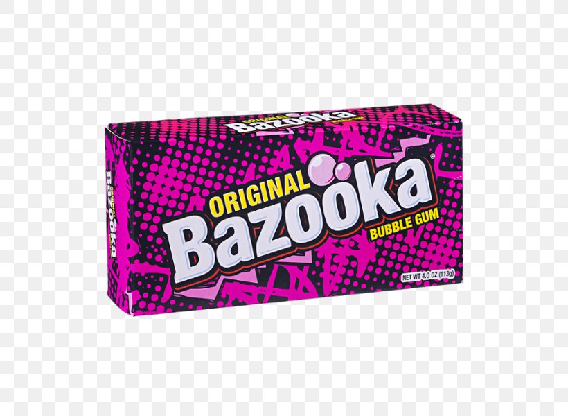 Chewing Gum Bazooka Bubble Gum Big Red, PNG, 600x600px, Chewing Gum, Bazooka, Bazooka Bubble Gum, Big Red, Brand Download Free