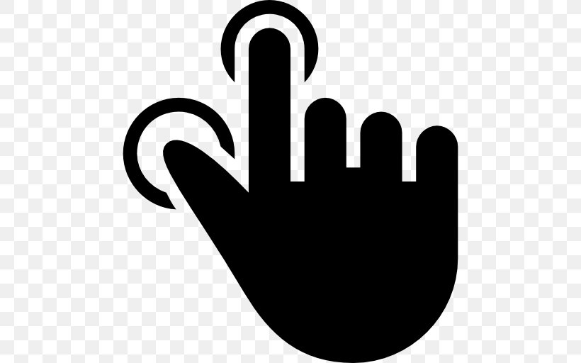 Index Finger Thumb Gesture Download, PNG, 512x512px, Index Finger, Black And White, Digit, Finger, Fingerprint Download Free