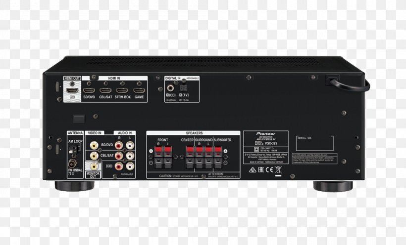Home Theater Systems AV Receiver Pioneer HTP-074 Set 5.1 Surround Sound Audio, PNG, 1000x605px, 51 Surround Sound, Home Theater Systems, Audio, Audio Equipment, Audio Receiver Download Free