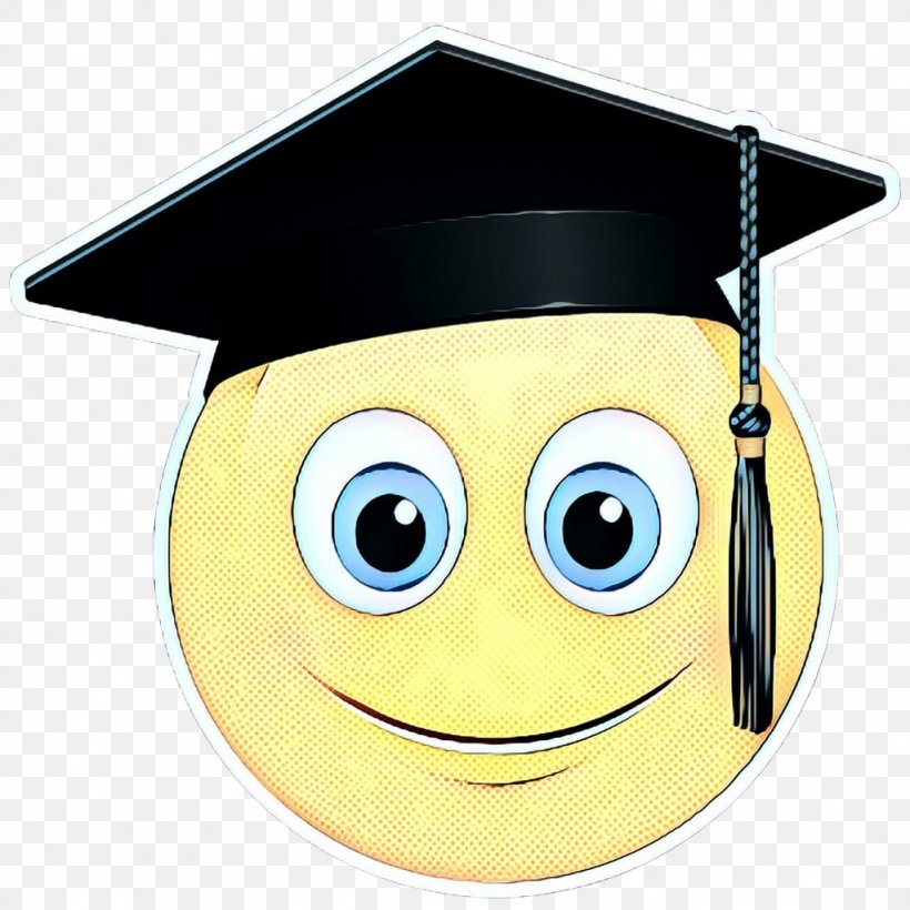 Pop Emoji, PNG, 1024x1024px, Pop Art, Academic Degree, Avatar, Bachelors Degree, Cap Download Free