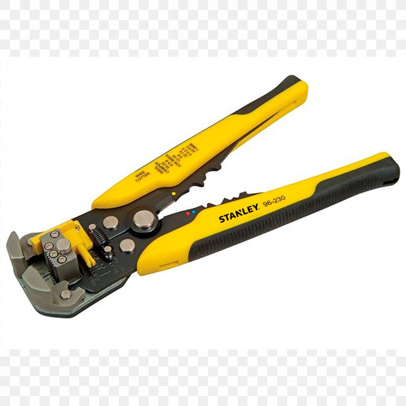 Stanley Hand Tools Wire Stripper Stanley Black & Decker Pliers, PNG, 1200x1200px, Stanley Hand Tools, Bolt Cutter, Bolt Cutters, Crimp, Cutting Download Free