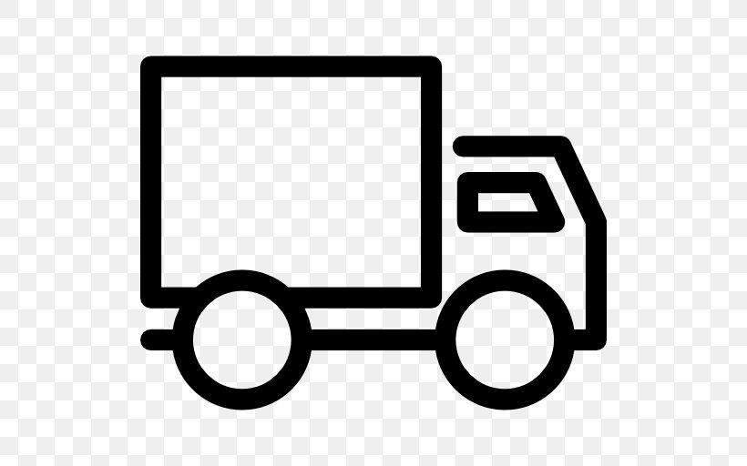 Transport Road Delivery Truck, PNG, 512x512px, Transport, Area, Black, Black And White, Brand Download Free