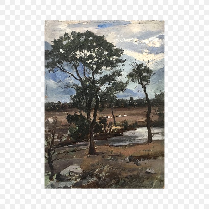 Watercolor Painting Tree Landscape, PNG, 1400x1400px, Painting, Land Lot, Landscape, Paint, Plant Download Free