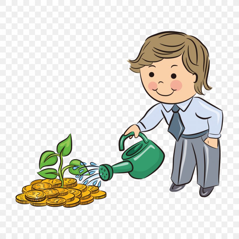 Cartoon Business Illustration, PNG, 1000x1000px, Cartoon, Boy, Business, Child, Food Download Free