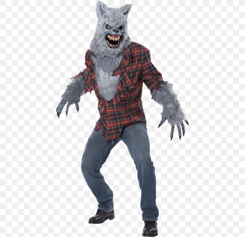 Halloween Costume Costume Party Gray Wolf Mask, PNG, 500x793px, Costume, Action Figure, Adult, Child, Clothing Download Free