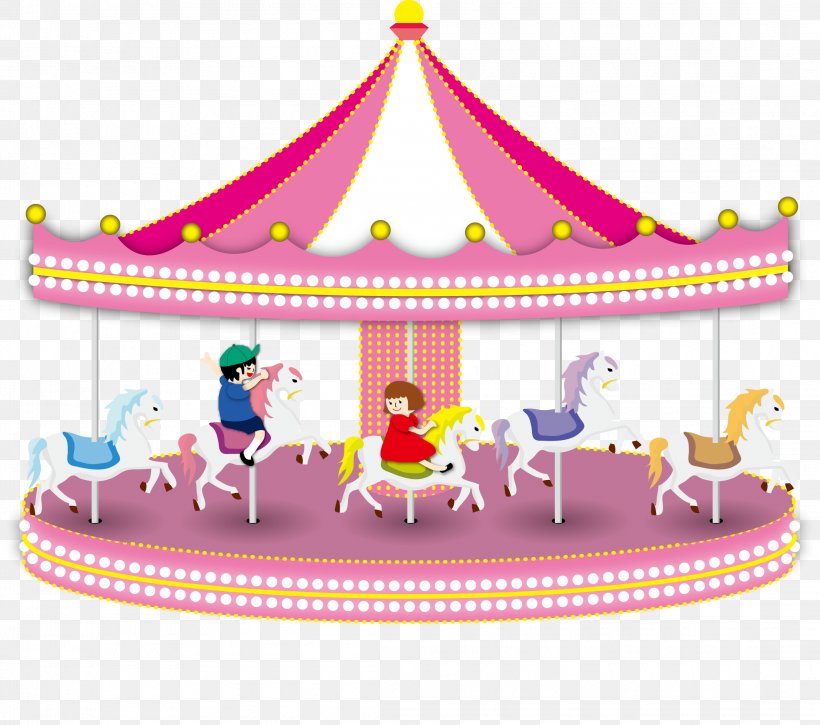 Carousel Amusement Park Clip Art, PNG, 2215x1959px, Carousel, Amusement Park, Amusement Ride, Cake, Cake Decorating Download Free