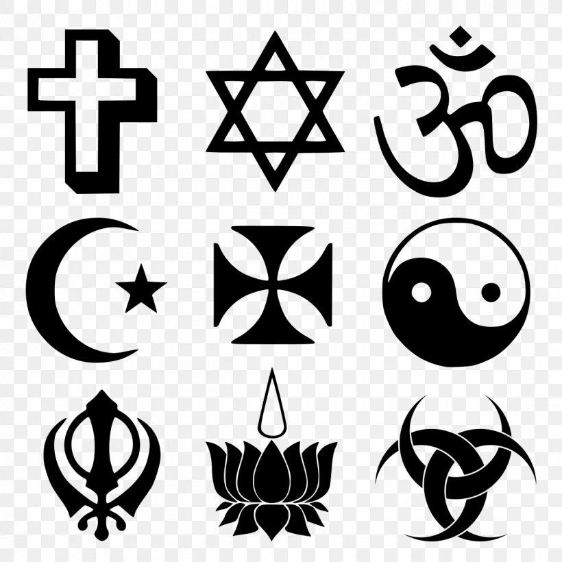 Religious Symbol Religion Christian Symbolism Christianity, PNG, 1200x1200px, Religious Symbol, Area, Ayyavazhi, Black, Black And White Download Free