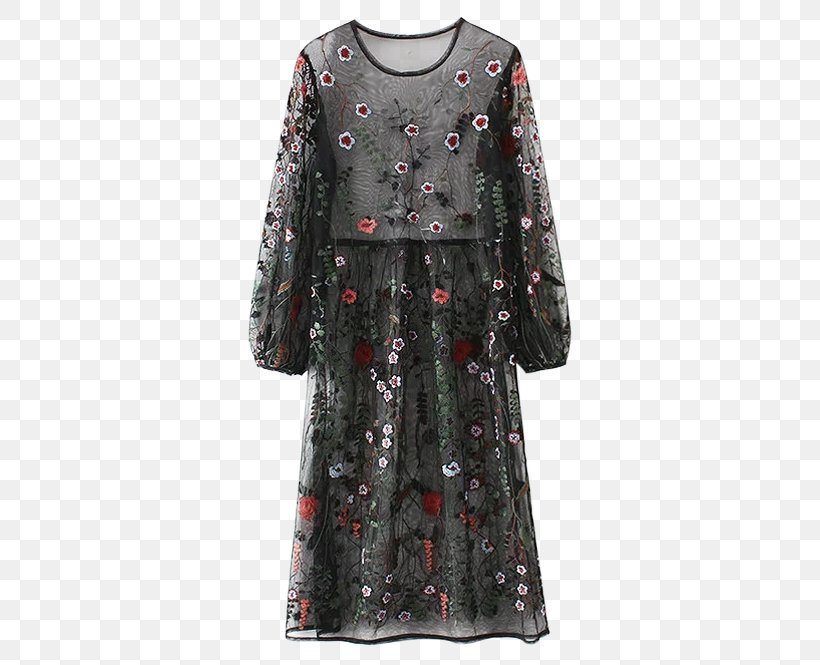 Sleeve Dress Chiffon Embroidery Clothing, PNG, 500x665px, Sleeve, Aline, Cardigan, Chiffon, Clothing Download Free