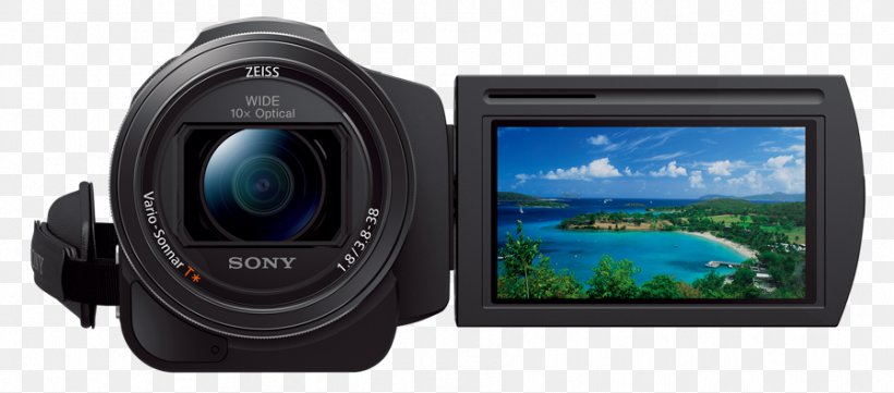 Sony Handycam FDR-AX33 4K Resolution Camcorder, PNG, 898x396px, 4k Resolution, Sony Handycam Fdrax33, Camcorder, Camera, Camera Accessory Download Free
