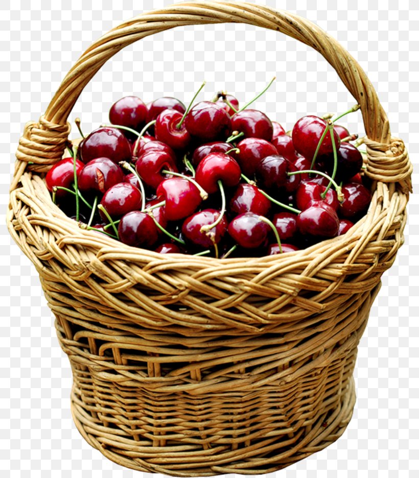 Basket Sweet Cherry Cerasus Clip Art, PNG, 800x936px, Basket, Cerasus, Cherry, Easter Basket, Einkaufskorb Download Free