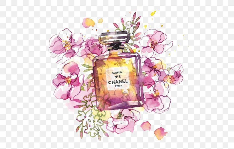 Chanel No. 5 Perfume Fashion Illustration, PNG, 564x523px, Chanel, Art, Artist, Christian Dior Se, Drawing Download Free