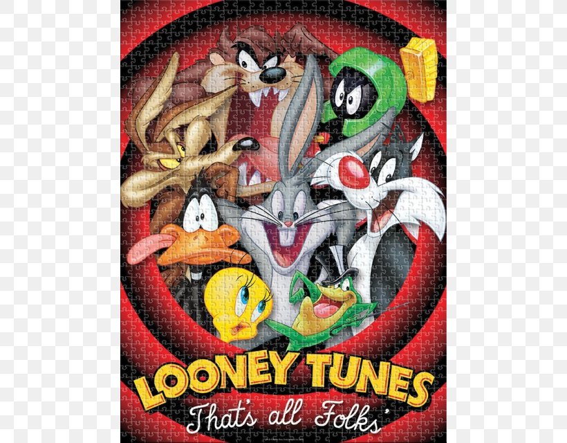 Jigsaw Puzzles Tweety Bugs Bunny Porky Pig Sylvester, PNG, 640x640px, Jigsaw Puzzles, Bugs Bunny, Character, Looney Tunes, Porky Pig Download Free