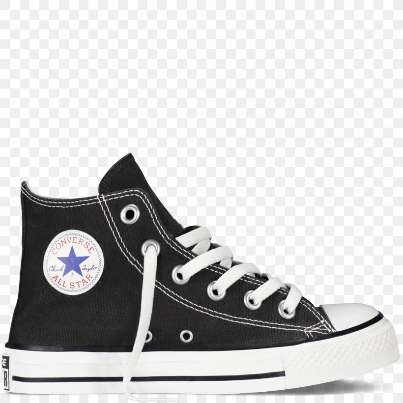 Converse High-top Chuck Taylor All-Stars Sneakers Shoe, PNG, 1000x1000px, Converse, Black, Brand, Chuck Taylor, Chuck Taylor Allstars Download Free