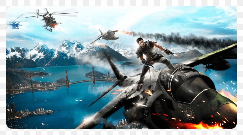 Just Cause 2 Just Cause 3 Xbox 360 PlayStation 2, PNG, 2020x1123px, Just Cause 2, Adventurer, Air Force, Aircraft, Airplane Download Free