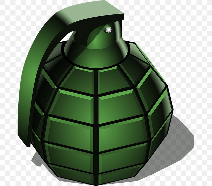 Grenade Weapon Clip Art, PNG, 683x720px, Grenade, Bomb, Drawing, Green, Hand Download Free