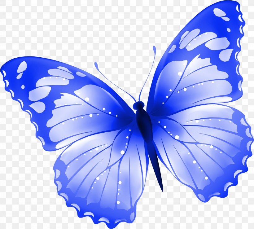 Butterfly Sticker Insect Wing White Clip Art, PNG, 2771x2499px, Butterfly, Animation, Arthropod, Azure, Blue Download Free