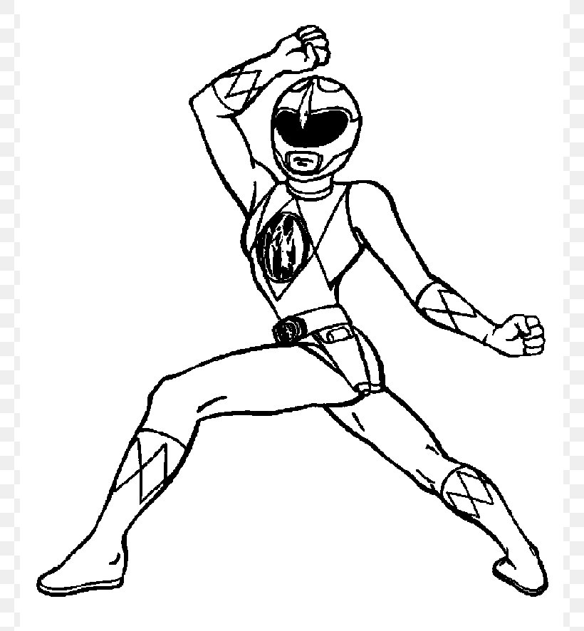 Coloring Book Red Ranger Power Rangers, PNG, 763x886px, Watercolor, Cartoon, Flower, Frame, Heart Download Free