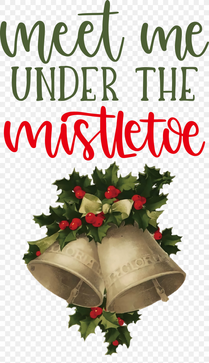 Meet Me Under The Mistletoe Mistletoe, PNG, 1725x2999px, Mistletoe, Christmas Day, Christmas Ornament, Christmas Ornament M, Cut Flowers Download Free