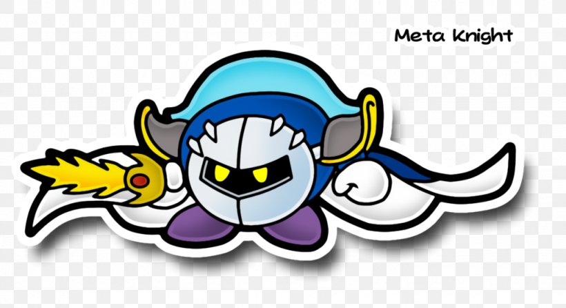 Meta Knight Paper King Dedede Kirby Mario, PNG, 1024x558px, Meta Knight, Art, Character, Drawing, Fashion Accessory Download Free