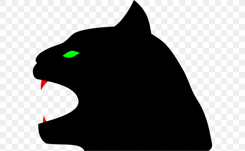 Black Cat Black Panther Kitten Clip Art, PNG, 600x504px, Cat, Black, Black And White, Black Cat, Black Panther Download Free