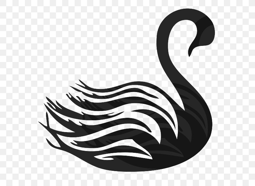 Black Swan Regina Mills Bird Hook Sticker, PNG, 604x600px, Black Swan, Anatidae, Beak, Bird, Black And White Download Free