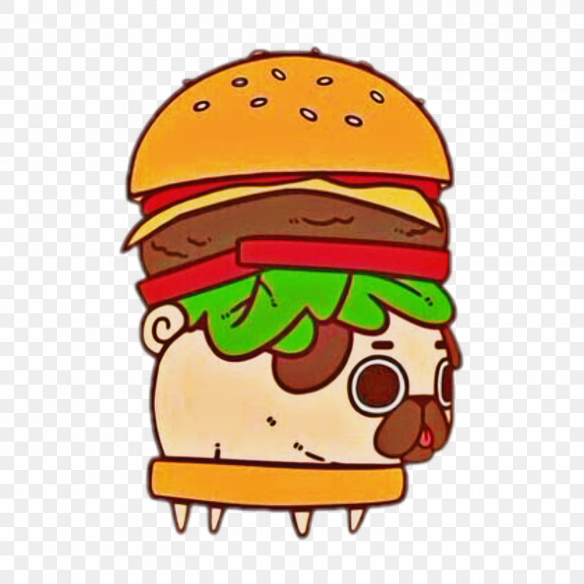 Hamburger, PNG, 3000x3000px, Cartoon, American Food, Bun, Cheeseburger, Fast Food Download Free