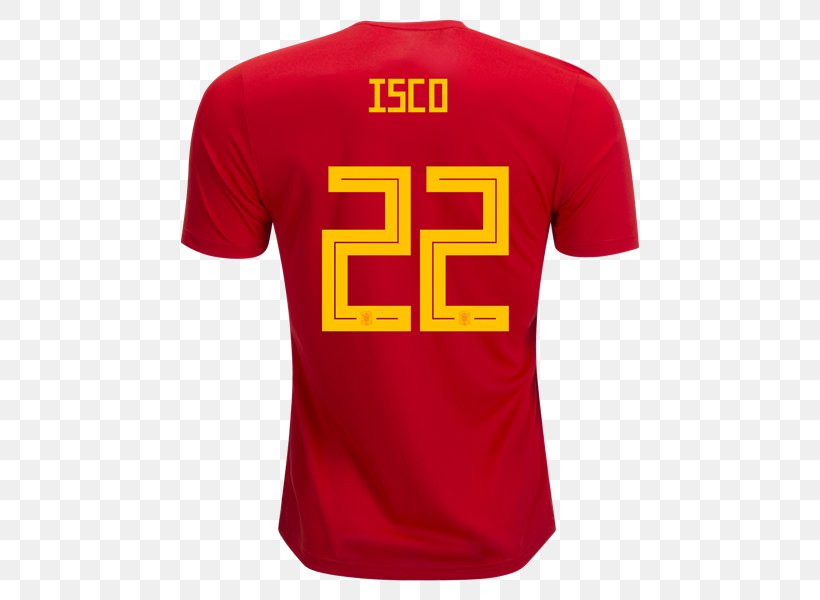 2018 World Cup Jersey 1994 FIFA World Cup Spain National Football Team, PNG, 600x600px, 1994 Fifa World Cup, 2018, 2018 World Cup, Active Shirt, Adidas Download Free