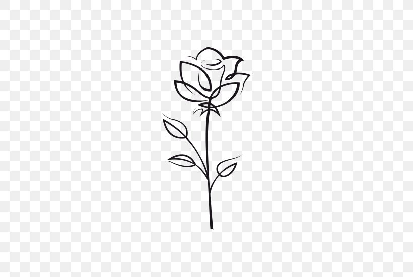Drawing Rose Flower Clip Art, PNG, 550x550px, Drawing, Black And White, Branch, Flora, Flower Download Free