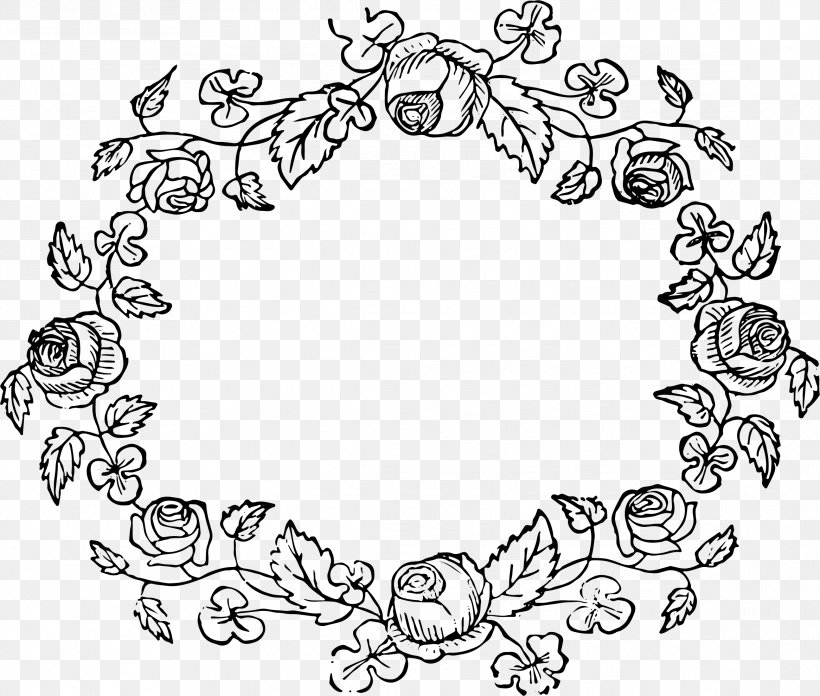 Floral Design Wreath Flower Drawing Image, PNG, 2332x1980px, Floral Design, Art, Decorative Arts, Drawing, Embroidery Download Free