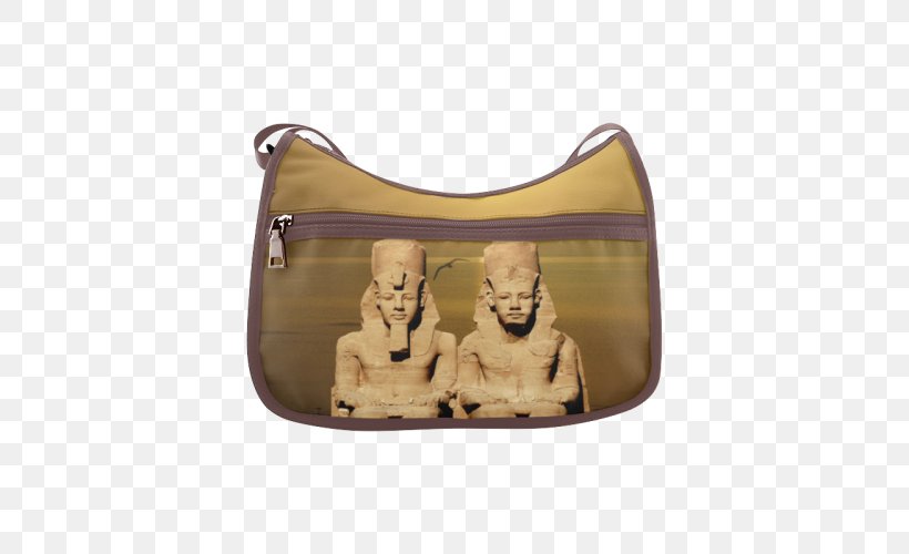 Handbag Abu Simbel Temples Messenger Bags Shoulder, PNG, 500x500px, Handbag, Abu Simbel Temples, Bag, Beige, Messenger Bags Download Free