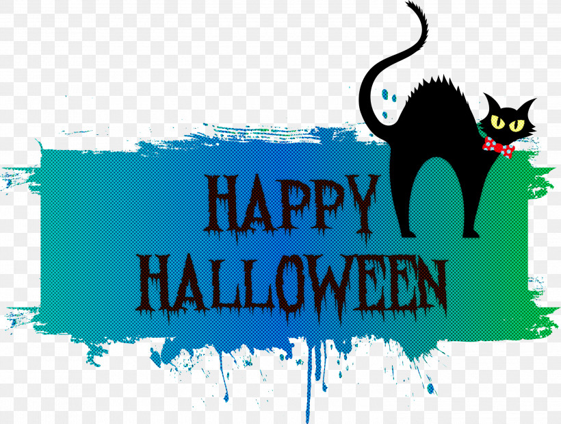 Happy Halloween, PNG, 3000x2266px, Happy Halloween, Logo, M, Microsoft Azure, Pet M Download Free
