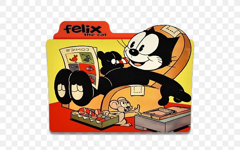 Felix The Cat Cartoon, PNG, 512x512px, Watercolor, Cartoon, Flower, Frame, Heart Download Free