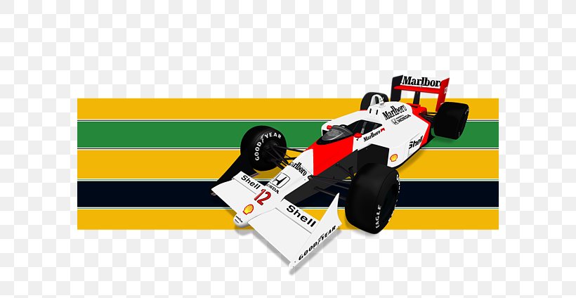 Formula One Car Formula Racing 1988 Formula One World Championship McLaren MP4/5, PNG, 600x424px, Formula One Car, Auto Racing, Automotive Design, Ayrton Senna, Brand Download Free