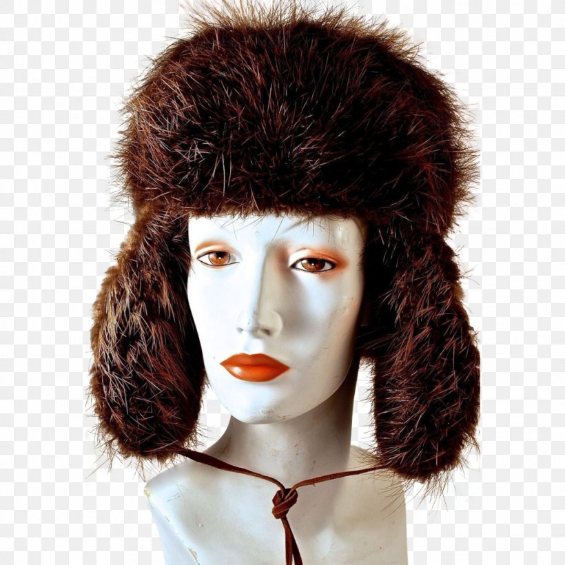 Fur Brown Hair Hat, PNG, 1024x1024px, Fur, Brown, Brown Hair, Fur Clothing, Furcap Download Free