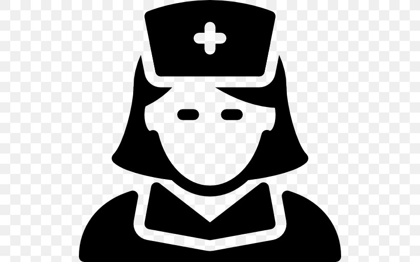 Nursing Care Nurse Health Care Medicine, PNG, 512x512px, Nursing Care, Artwork, Black And White, Fictional Character, Headgear Download Free