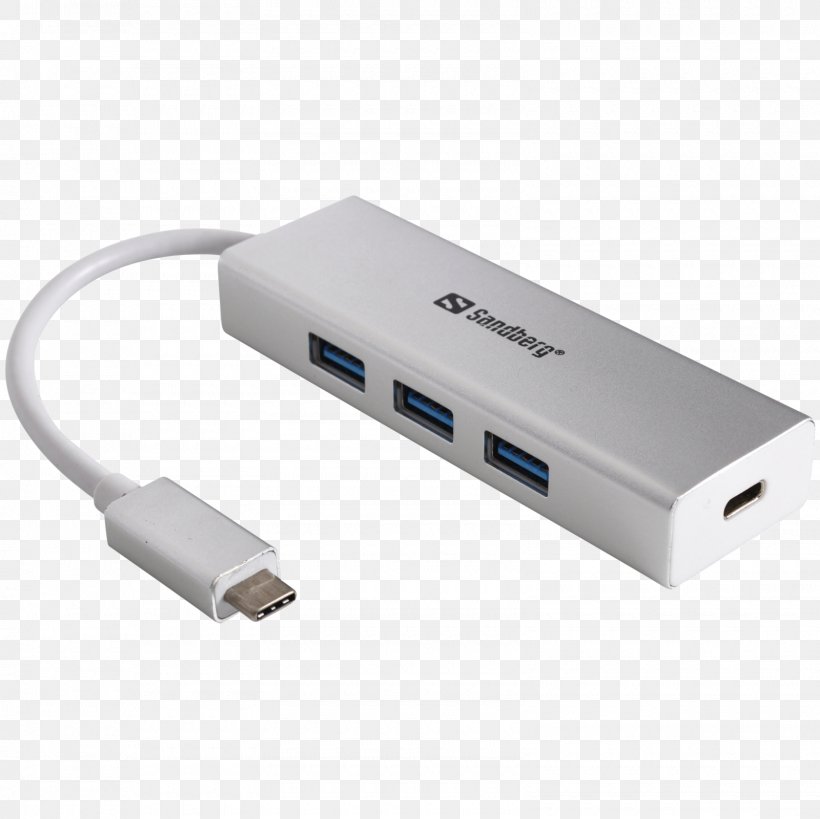HDMI Adapter Ethernet Hub USB-C, PNG, 1600x1600px, Hdmi, Adapter, Cable, Digital Visual Interface, Electrical Cable Download Free