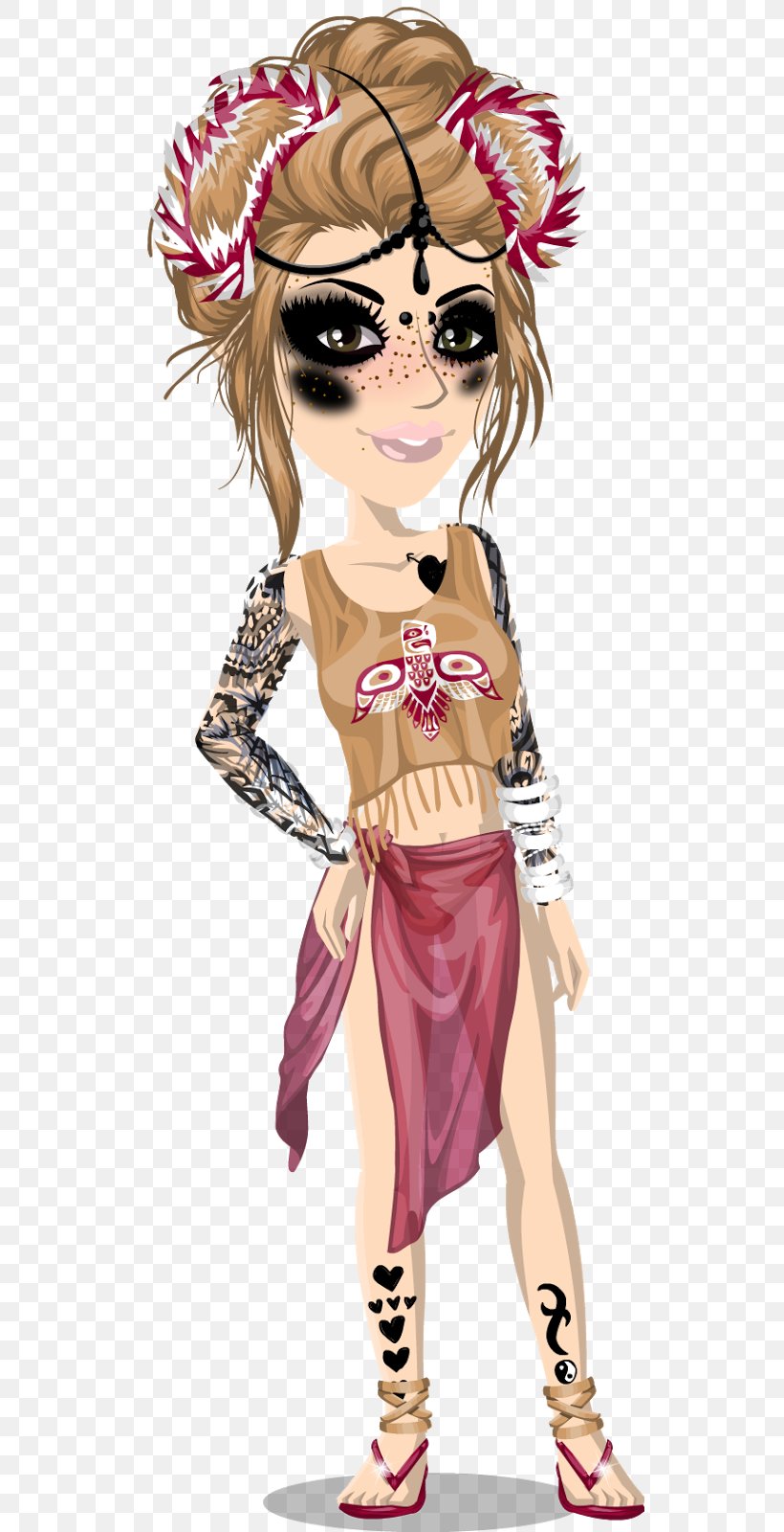 MovieStarPlanet World Character Blog, PNG, 529x1600px, Watercolor, Cartoon, Flower, Frame, Heart Download Free