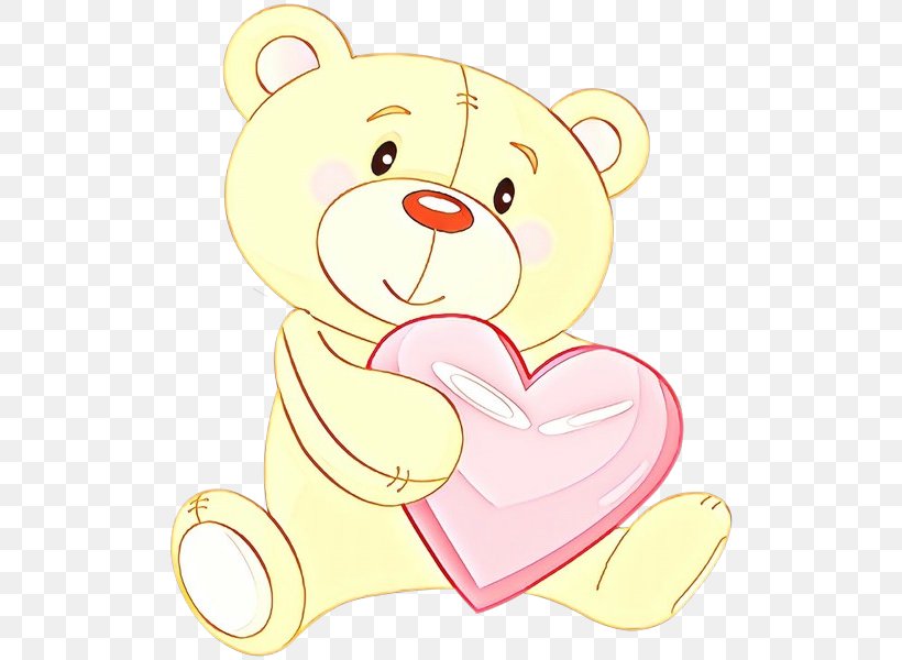 Teddy Bear, PNG, 519x600px, Cartoon, Bear, Heart, Love, Pink Download Free