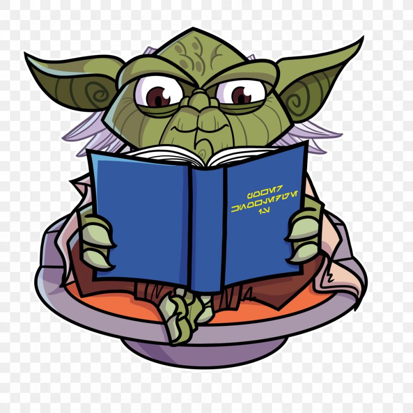 Yoda Luke Skywalker Clip Art, PNG, 1000x1000px, Yoda, Cartoon, Drawing, Fiction, Fictional Character Download Free