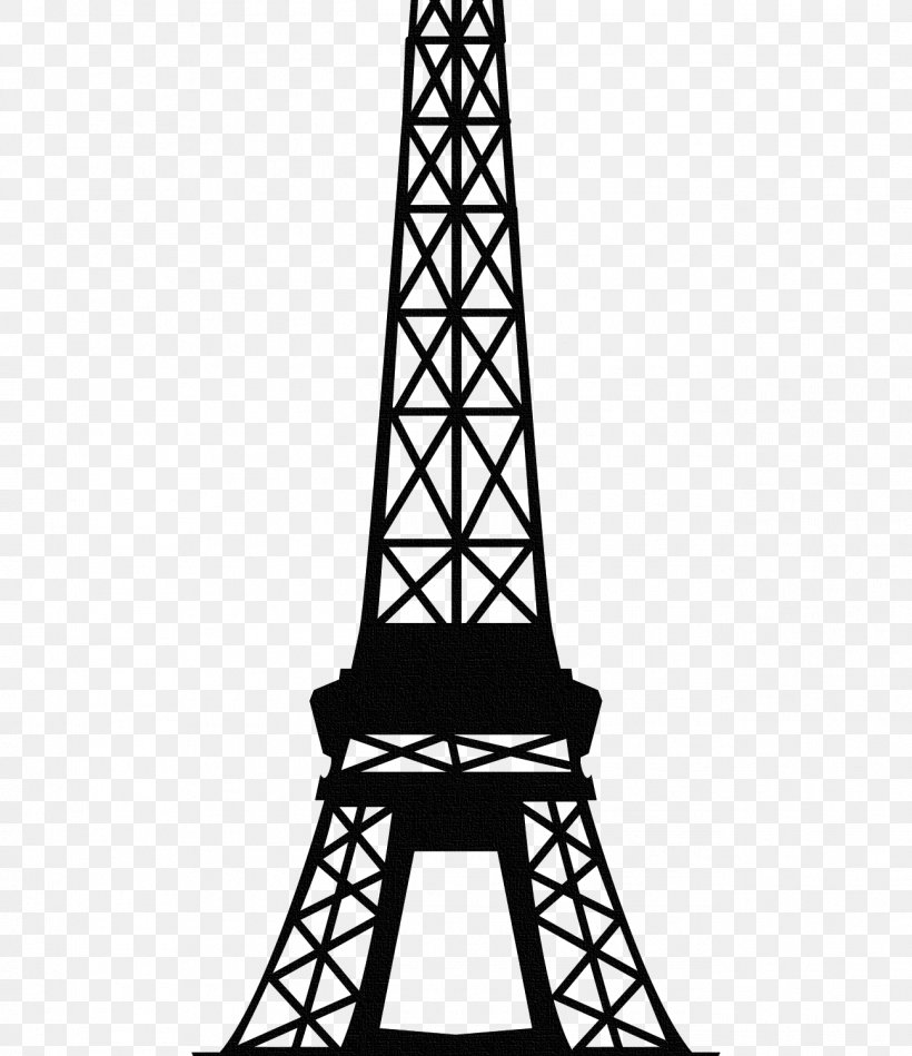 Eiffel Tower Silhouette Clip Art, PNG, 1296x1500px, Eiffel Tower, Art, Autocad Dxf, Black And White, Drawing Download Free