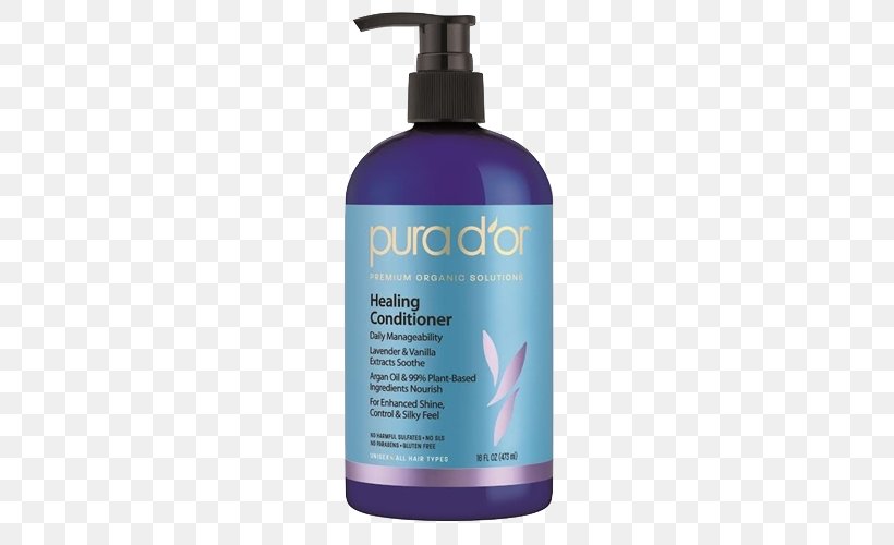 PURA D'OR Hair Loss Prevention Therapy Shampoo Pura D'or Argan Oil PURA D’OR Gold Anti-Hair Loss Shampoo Pura D'or Healing Lavender & Vanilla Conditioner, PNG, 500x500px, Argan Oil, Body Wash, Dandruff, Hair, Hair Care Download Free