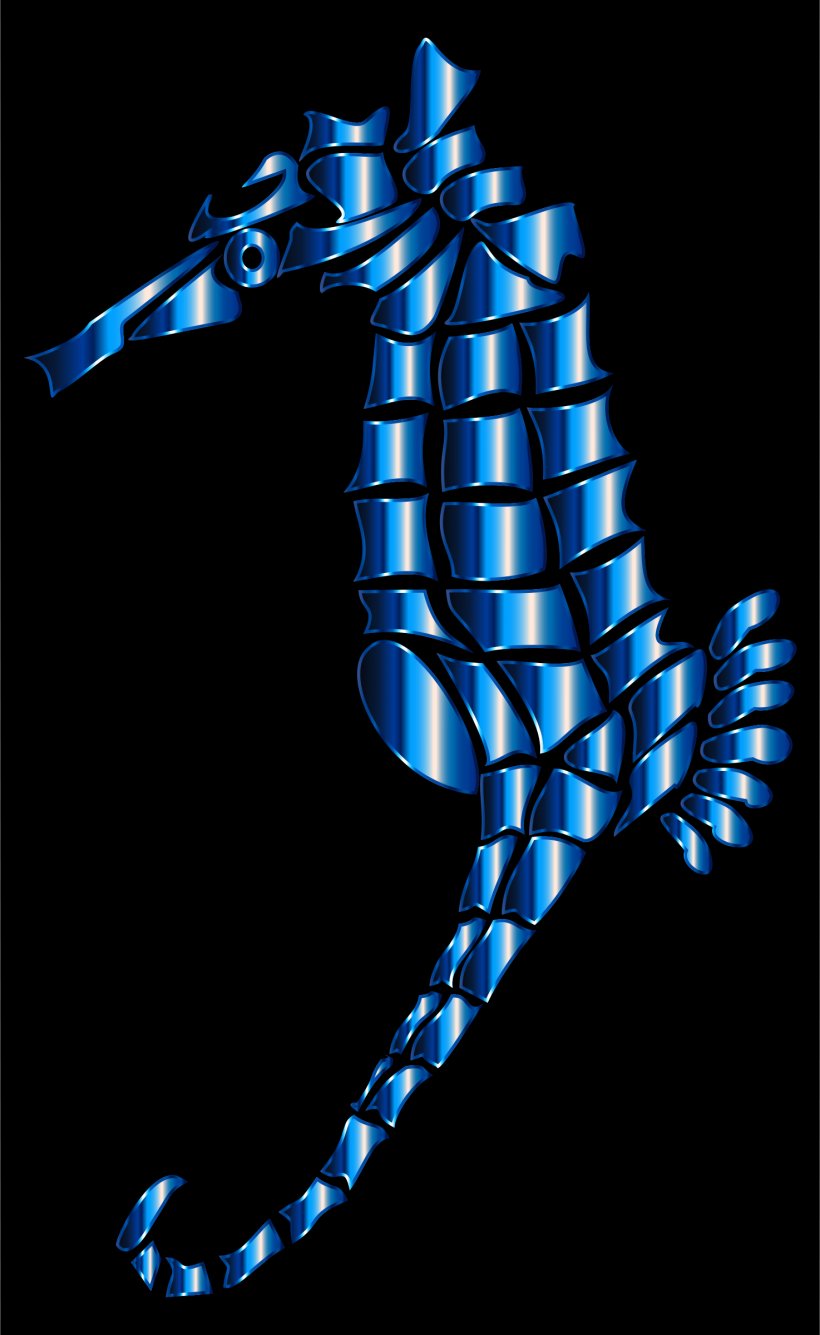 Seahorse Silhouette, PNG, 1474x2400px, Seahorse, Azure, Cerulean, Color, Electric Blue Download Free