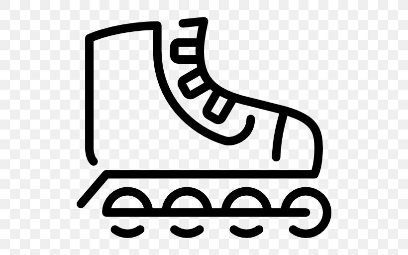 Ice Skating Roller Skating Sport Skateboarding In-Line Skates, PNG, 512x512px, Ice Skating, Area, Black, Black And White, Brand Download Free