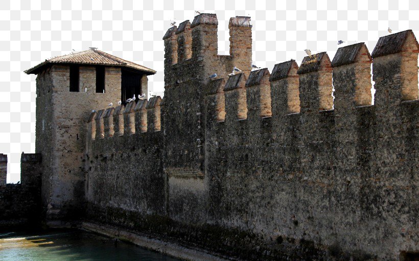 Lake Garda Sirmione Castle Tourist Attraction Scaliger, PNG, 820x512px, Lake Garda, Building, Castle, Europe, Fortification Download Free