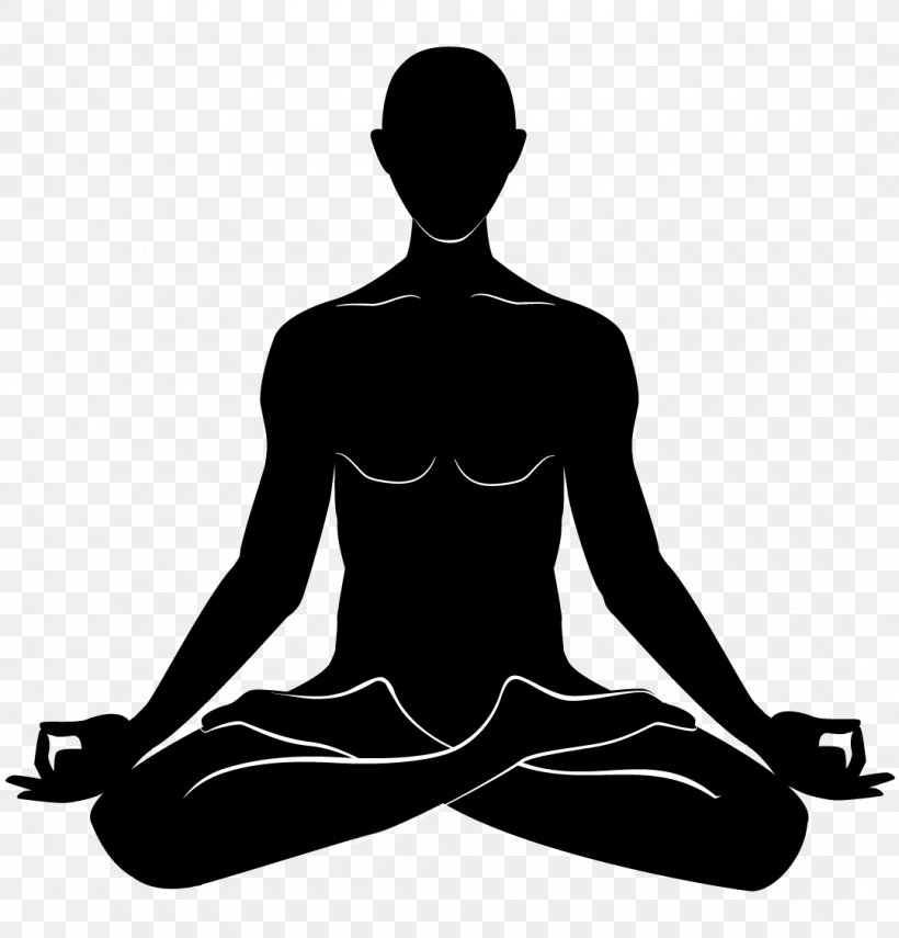Yoga Lotus Position Symbol Clip Art, PNG, 1080x1127px, Yoga, Arm, Asana, Black And White, Chakra Download Free