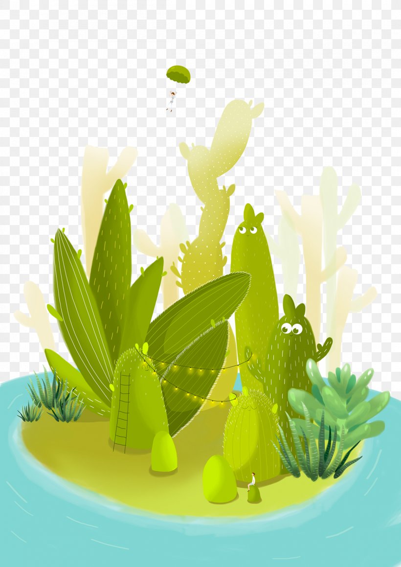 Illustrator Illustration, PNG, 1200x1697px, Illustrator, Cartoon, Flowerpot, Grass, Green Download Free