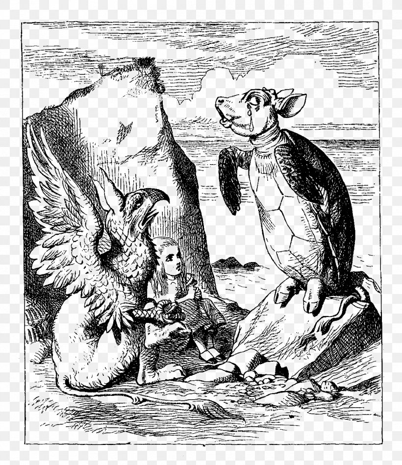 Mock Turtle Soup Alice's Adventures In Wonderland Gryphon, PNG, 1161x1345px, Mock Turtle, Alice, Art, Bedtime Story, Bird Download Free