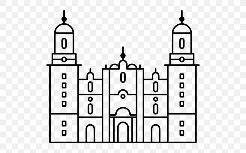 Morelia Cathedral Mexico City Metropolitan Cathedral, PNG, 512x512px, Morelia Cathedral, Area, Black And White, Cathedral, Diagram Download Free