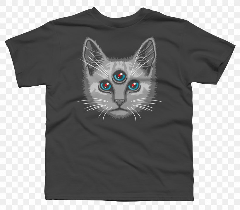 Printed T-shirt Clothing Spreadshirt, PNG, 1800x1575px, Tshirt, Black, Cat, Cat Like Mammal, Clothing Download Free